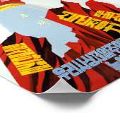 Halten Sie sich an die Juche Idea! Poster (Ecke)