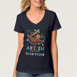 Halten Sie sich an Ihre einzigartige Sloth Autismu T-Shirt