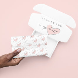 Halten Sie sich an meinem Herz-Gewebe Seidenpapier