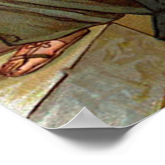 halten Sie sich an uns Poster (Ecke)