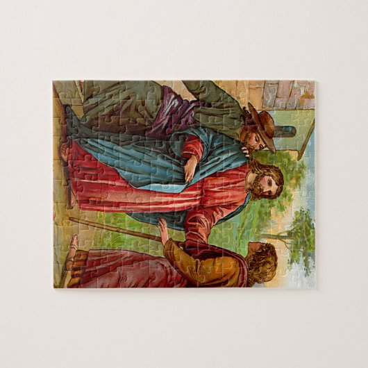 halten Sie sich an uns Puzzle Design (Horizontal)