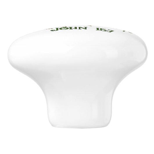 Halten Sie sich Christlich Keramikknauf (Seitenansicht)