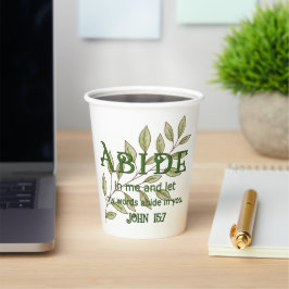 Halten Sie sich Christlich  Pappbecher