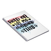 Halten Sie sich Gelassen, diese Farbschleifen zu ü Notizblock (Rechte Seite)