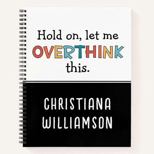 Halten Sie sich Gelassen, überdenken Sie diese lus Notizblock (Vorderseite)