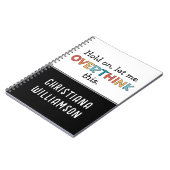 Halten Sie sich Gelassen, überdenken Sie diese lus Notizblock (Linke Seite)