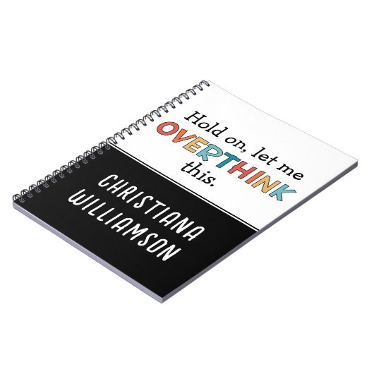 Halten Sie sich Gelassen, überdenken Sie diese lus Notizblock (Linke Seite)