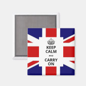 Halten Sie sich ruhig und tragen Sie Magnet. Briti Magnet (Vorderseite/Rückseite)