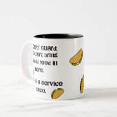 Halten Sie Taco-Kaffee-Tasse instand Zweifarbige Tasse (Vorderseite Links)