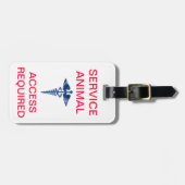 Halten Sie Tier Identifikation - den Zugang Gepäckanhänger (Vorderseite horizontal)