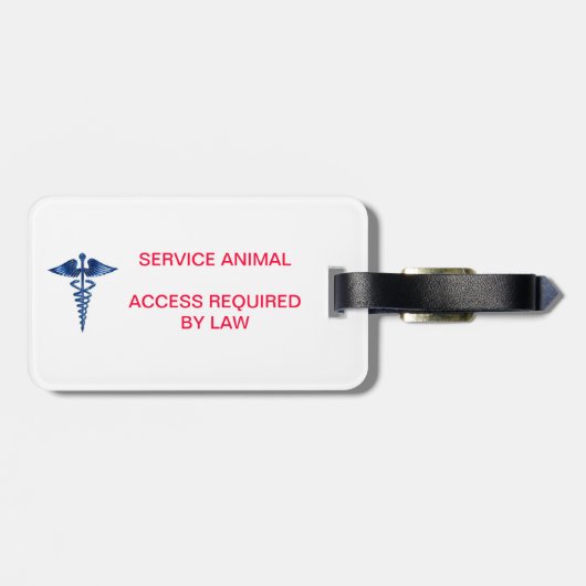 Halten Sie Tier Identifikation - den Zugang Gepäckanhänger (Rückseite horizontal)