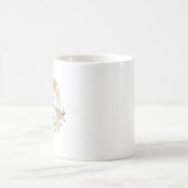 halten und riechen die Blume Kaffeetasse (Mittel)