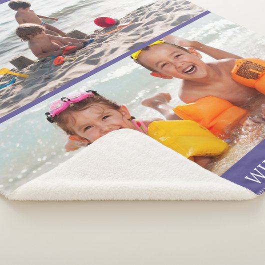 Halten wir Liebe für Sie Oma-Fotos Personalisiert Sherpadecke (3/4)