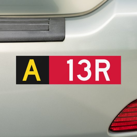 Haltepunkt Zeichen A13R Autoaufkleber (Auf Auto)