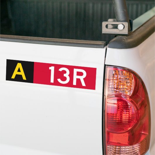 Haltepunkt Zeichen A13R Autoaufkleber (Auf Lkw)