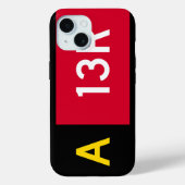 Haltepunkt Zeichen A13R Case-Mate iPhone Hülle (Rückseite)