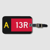 Haltepunkt Zeichen A13R Gepäckanhänger (Vorderseite (Horizontal))