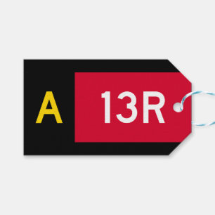 Haltepunkt Zeichen A13R Geschenkanhänger