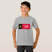 Haltepunkt Zeichen A13R T-Shirt (Vorne ganz)