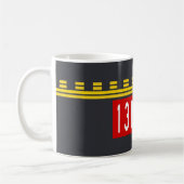 Haltepunktmarkierung 13R-31L Kaffeetasse (Links)