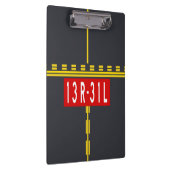 Haltepunktmarkierung 13R-31L Klemmbrett (Rechts)