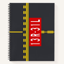 Haltepunktmarkierung 13R-31L Notizblock
