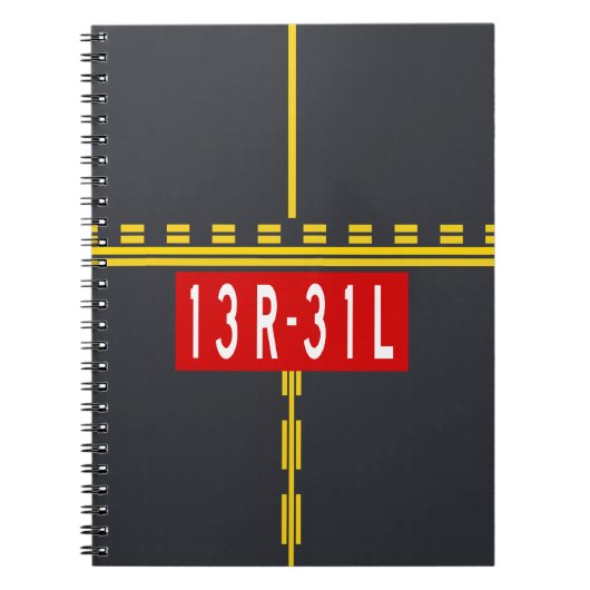 Haltepunktmarkierung 13R-31L Notizblock (Vorderseite)