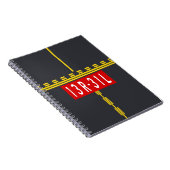 Haltepunktmarkierung 13R-31L Notizblock (Rechte Seite)