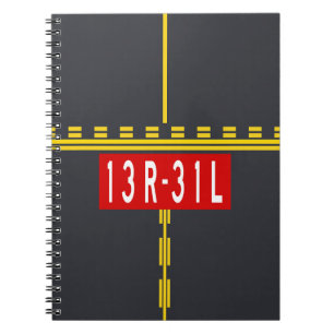 Haltepunktmarkierung 13R-31L Notizblock