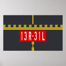 Haltepunktmarkierung 13R-31L