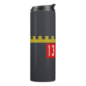 Haltepunktmarkierung 13R-31L Thermosbecher (Nach links gedreht)