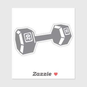 Haltere Cross Musculness Body Aufkleber