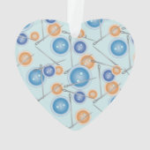 Halterungen und Nähnadeln I Liebe Nähen Ornament (Rückseite)