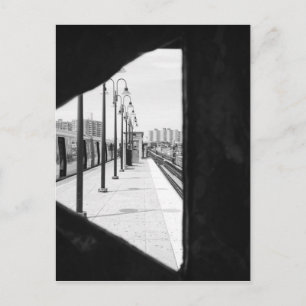 Haltestelle Brighton Beach U-Bahn Postkarte