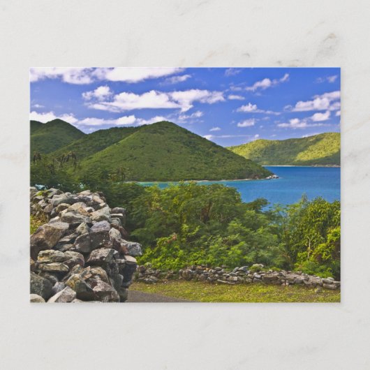 Haltestelle der Annaberg Sugar Mill, St. John Postkarte (Vorderseite)