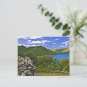 Haltestelle der Annaberg Sugar Mill, St. John Postkarte (Stehend Vorderseite)