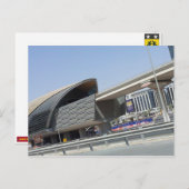Haltestelle Dubai Postkarte (Vorne/Hinten)