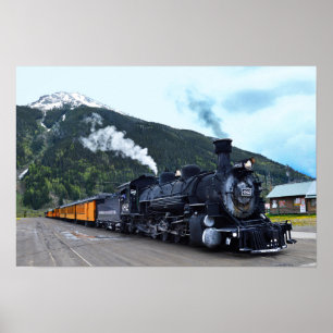 Haltestelle Silverton, Colorado Poster