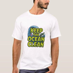 Haltet den Ozean sauber Meeresschildkröten-Bewusst T-Shirt