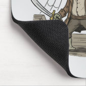Haltet durch, Leute, Frosch-Autismus-Bewusstsein Mousepad (Ecke)
