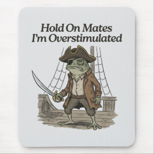 Haltet durch, Leute, Frosch-Autismus-Bewusstsein Mousepad