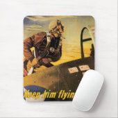 Haltet ihn flugfähig! mousepad (Mit Mouse)