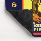 Haltet sie feuernd mousepad (Ecke)