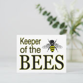 HALTUNG DER BIENEN POSTKARTE (Stehend Vorderseite)