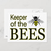 HALTUNG DER BIENEN POSTKARTE (Vorne/Hinten)