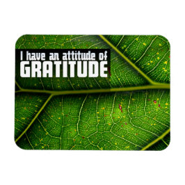 "Haltung der Dankbarkeit" Motivation Affirmation Magnet