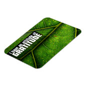 "Haltung der Dankbarkeit" Motivation Affirmation Magnet (Linke Seite)