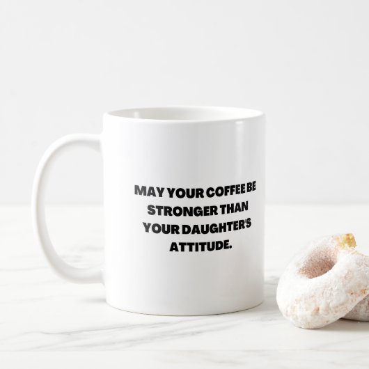 Haltung der Tochter Kaffeetasse (Mit Donut)