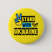 Haltung gegenüber der Ukraine gegen den Krieg Prot Button (Vorderseite)