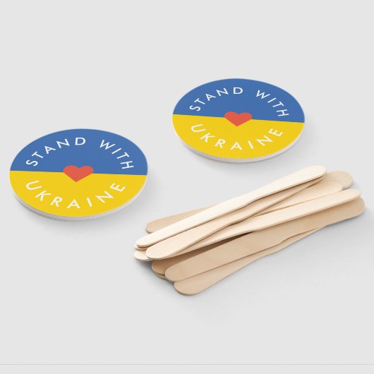 Haltung gegenüber der Ukraine gegen den Krieg Prot Fächer (Non-assembled)